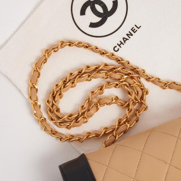 Chanel Vintage bi-colour Diana Classic Flap Bag - Picture 6 of 11